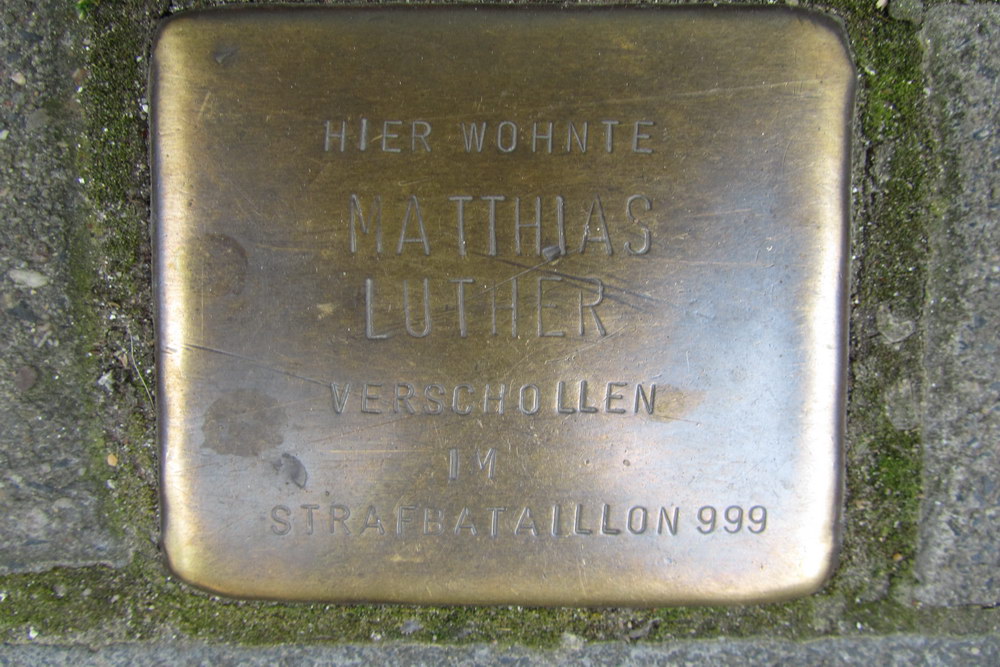 Stolperstein Krefelder Wall 28-30