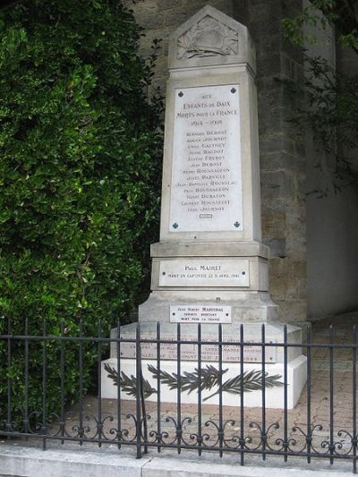 Oorlogsmonument Daix