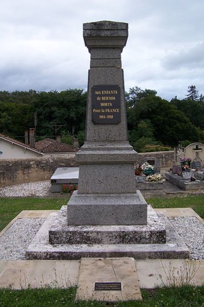 War Memorial Bernos-Beaulac #1