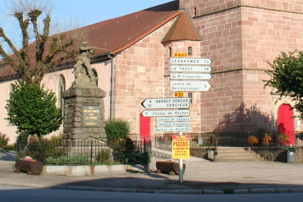 Monument Frans-Duitse Oorlog Granges-sur-Vologne #1