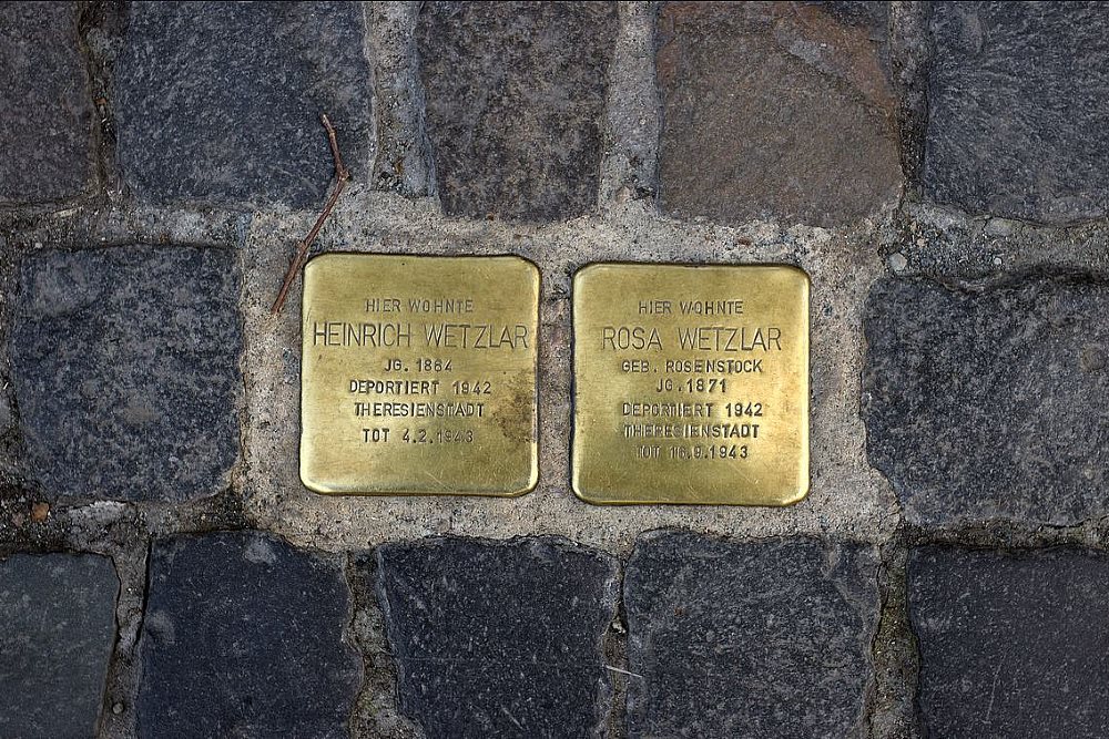 Stumbling Stone Große Friedberger Straße 29 #1