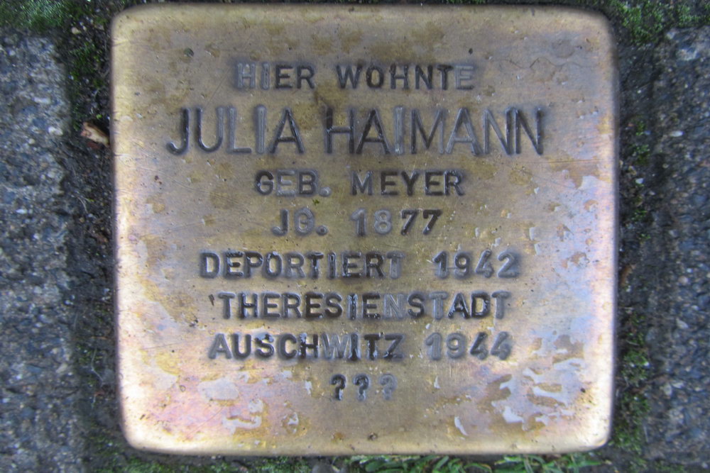 Stolperstein Krefelder Strae 43 #1