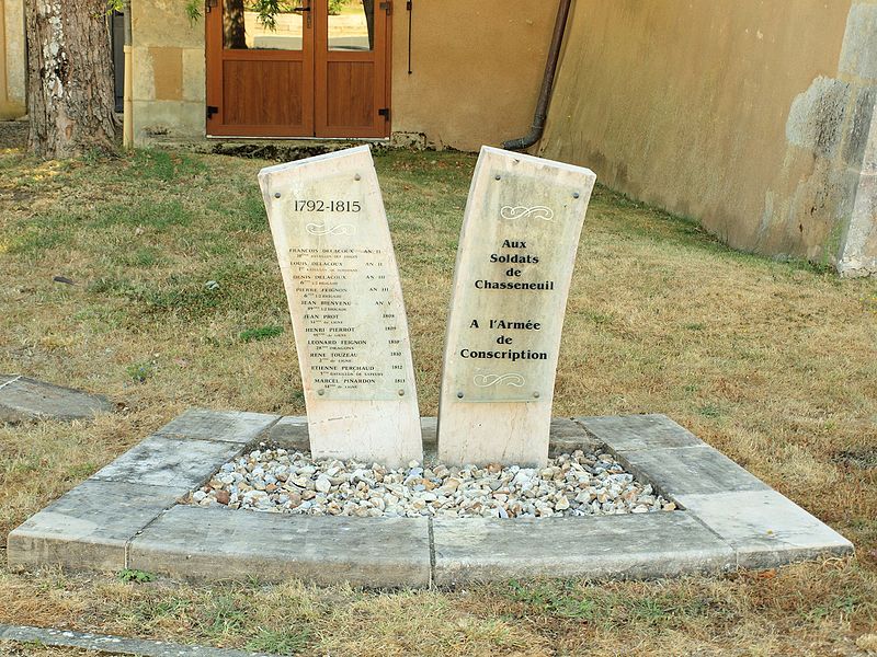 Monument Coalitieoorlogen 1792-1815 Chasseneuil