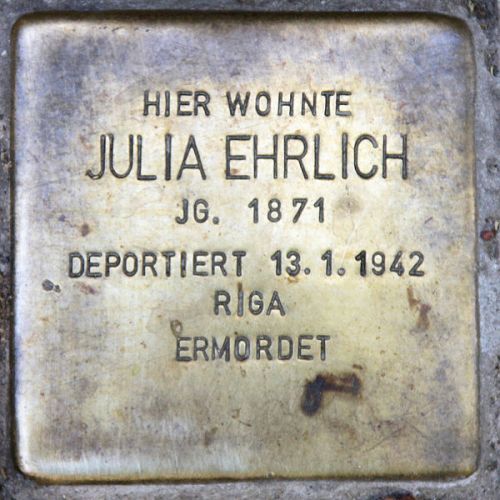 Stumbling Stones Giesebrechtstraße 13 #4