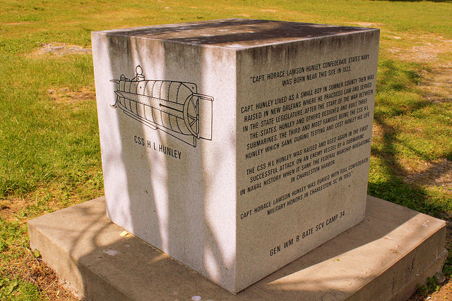 Monument Capt. Horace Lawson Hunley #1