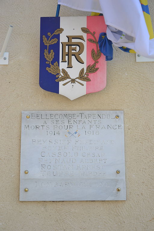 World War I Memorial Bellecombe #1