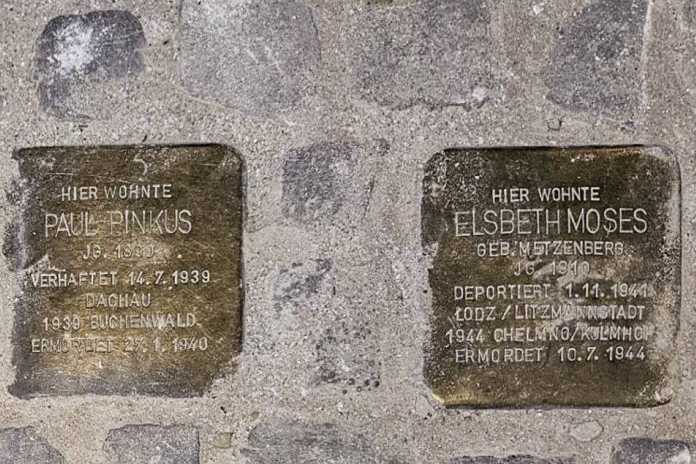 Stumbling Stones Mommsenstraße 67 #4