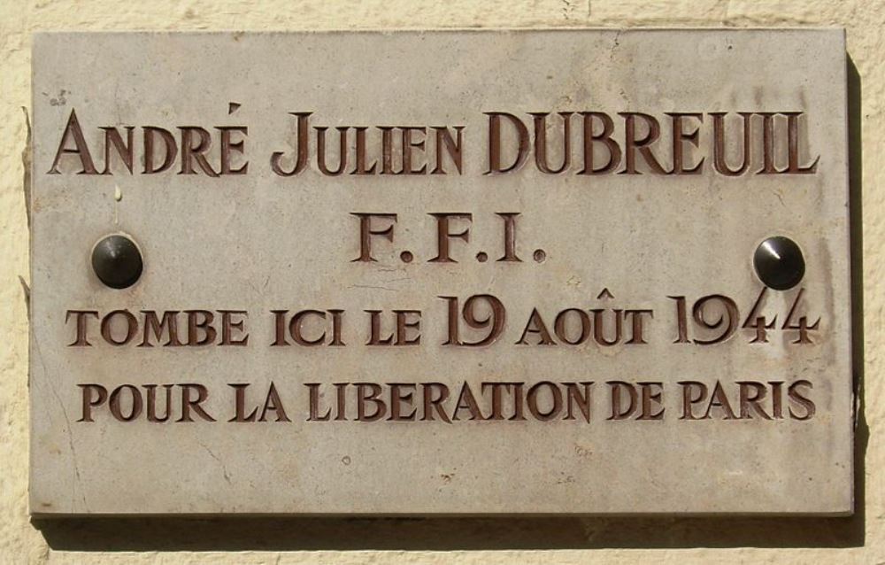 Gedenkteken André Julien Dubreuil #1