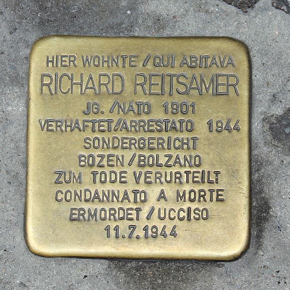 Stolperstein Via Portici 71