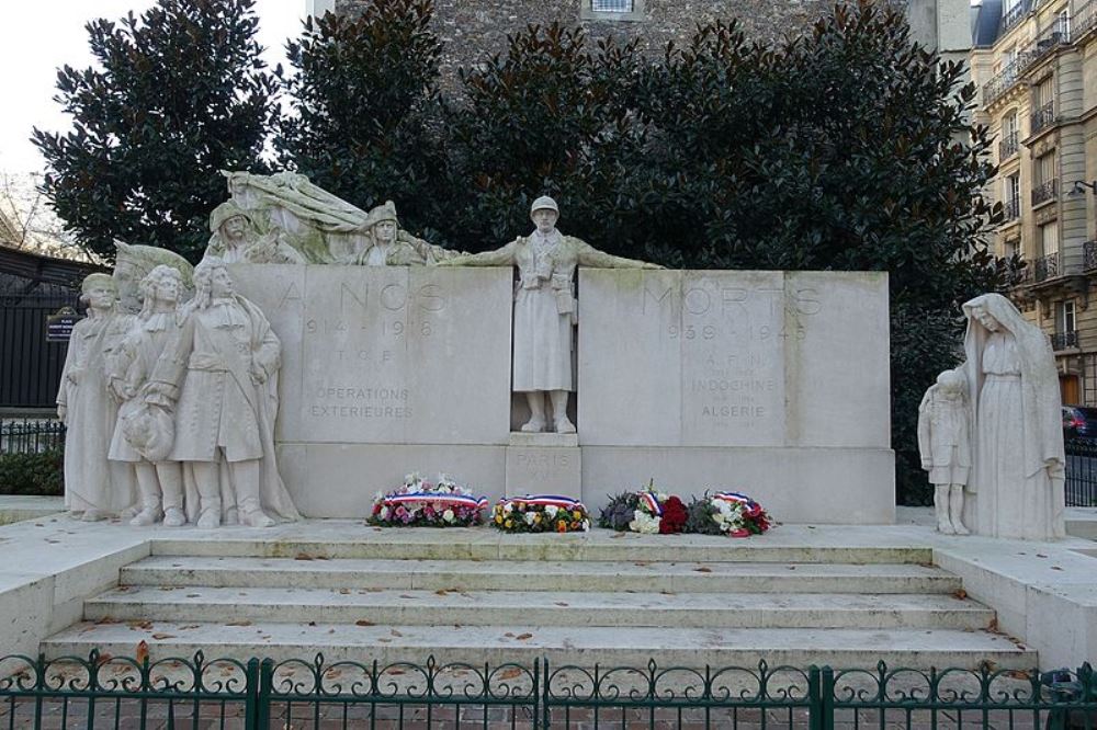 Oorlogsmonument 15e Arrondisement Parijs