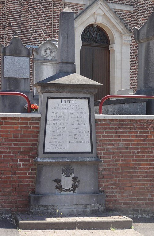 World War I Memorial Loffre Church #1