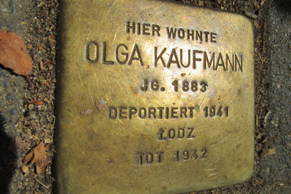 Stumbling Stone Hansemannstraße 44