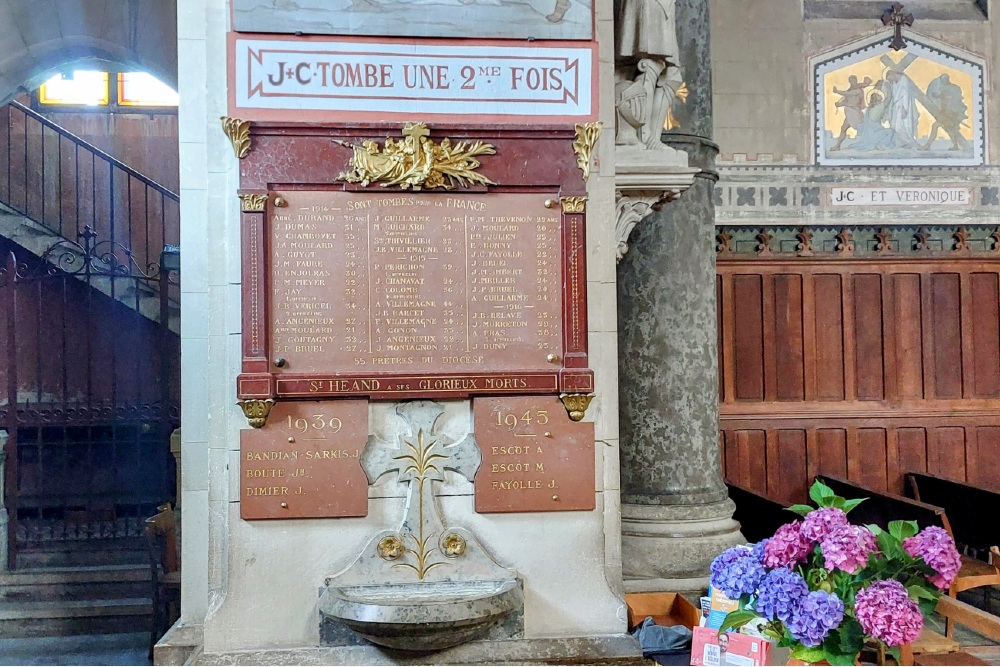 War Memorial Eglise de Saint-Héand #3