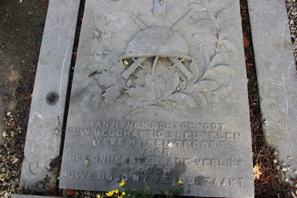 Belgische Oorlogsgraven Sint-Agatha-Berchem Groendreef #3