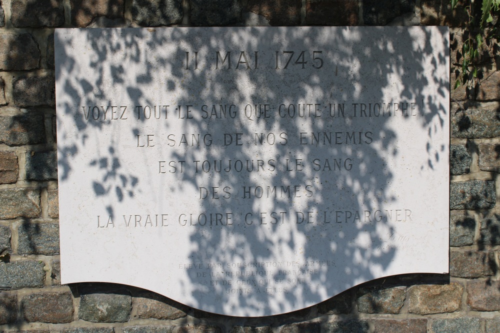 Memorial Battle of Fontenoy 1745 #2