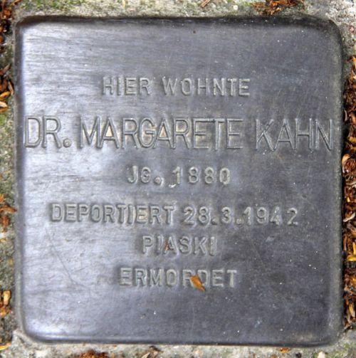 Stolperstein Rudolstädter Straße 127 #1