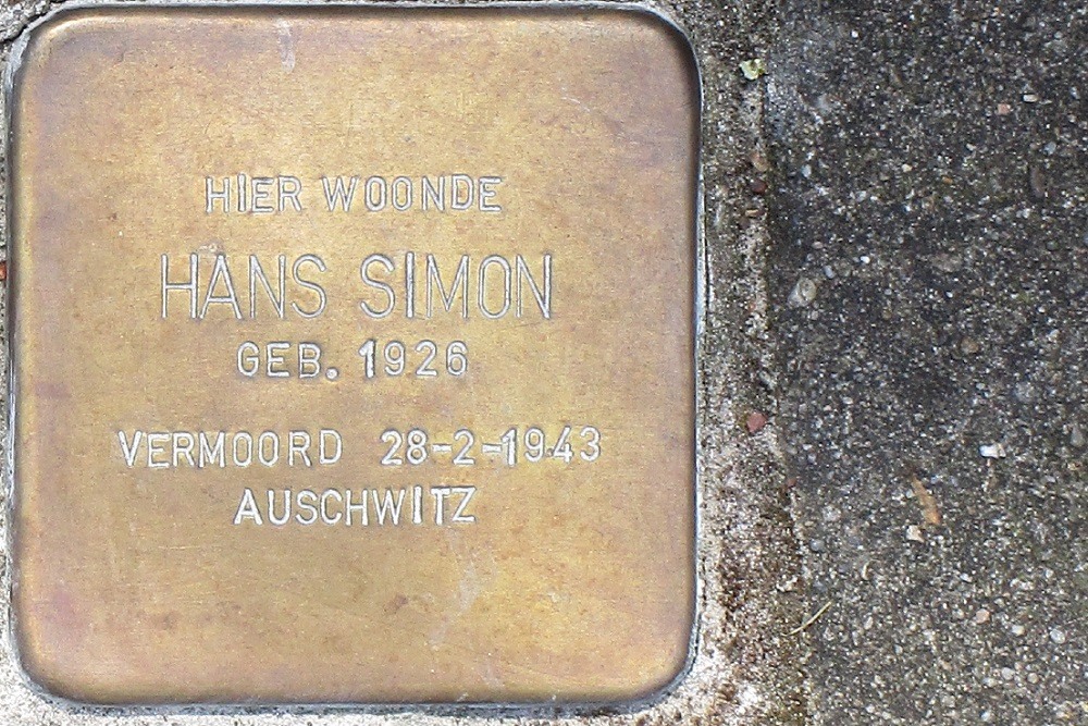 Stolpersteine R.J. Schimmelpenninckstraat 22 #4