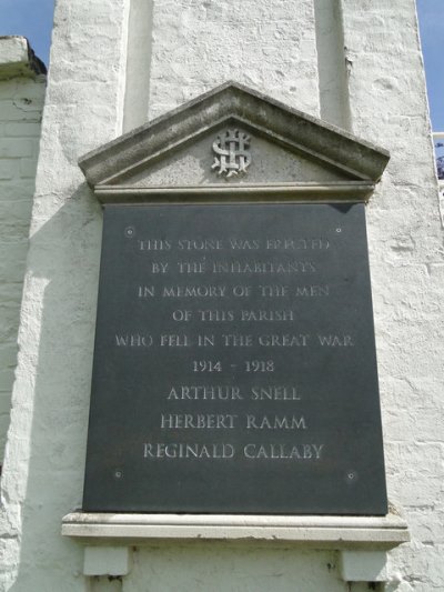 Oorlogsmonument Houghton Parochie #1