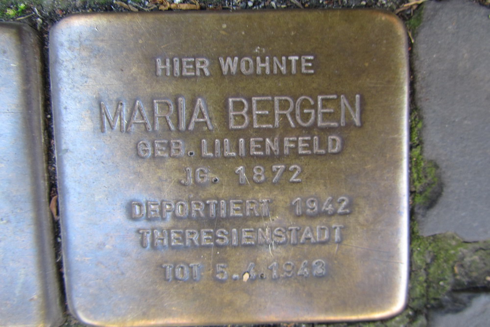 Stolpersteine Genter Strae 25 #3