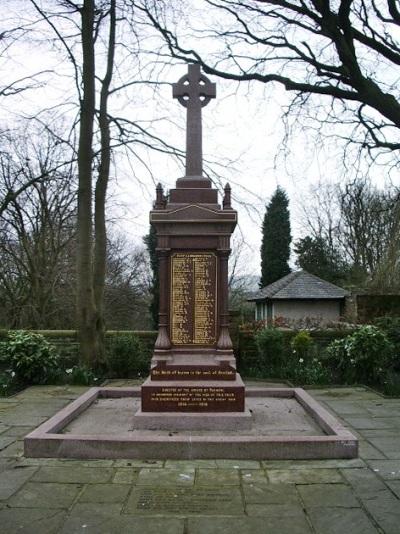 Oorlogsmonument Padiham #1