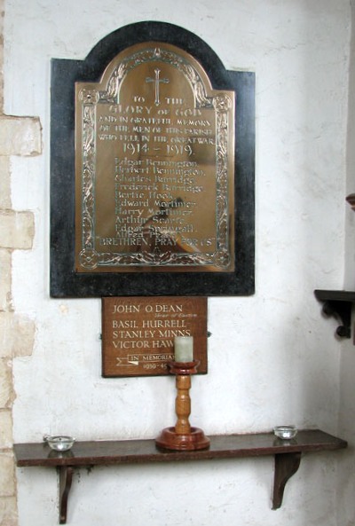 War Memorial St Peter Church