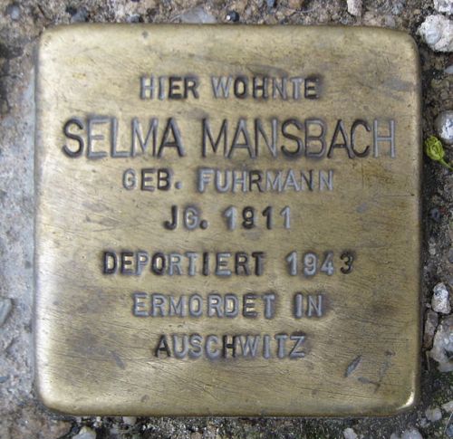 Stolpersteine Steinstraße 5 #4