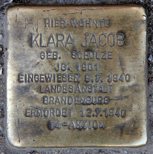 Stolperstein Silbersteinstrae 97 #1