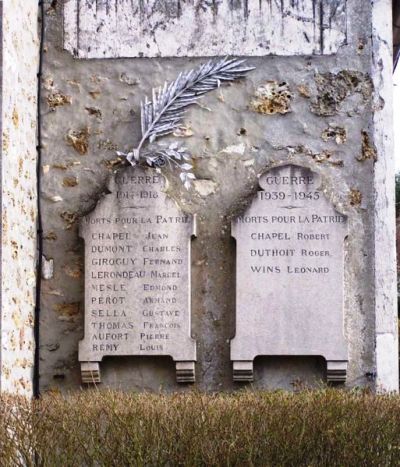 Oorlogsmonument Maincourt-sur-Yvette