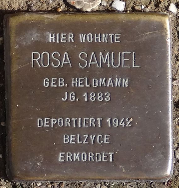 Stolpersteine Karl-Marien-Straße 17 #3
