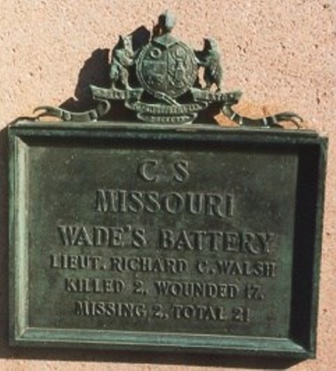 Monument Wade's Battery, Missouri Artillery (Confederates) #1