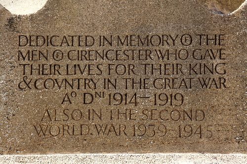 War Memorial Cirencester #5