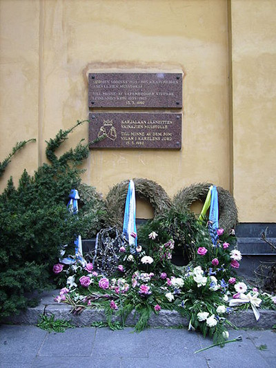 Memorial Swedish War Volunteers 1939-1944