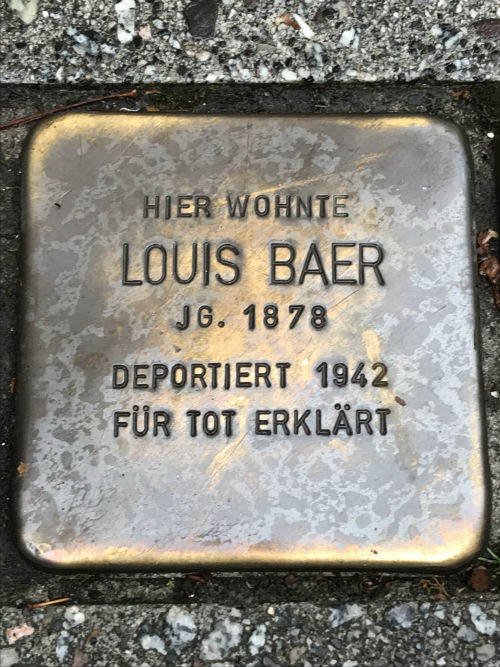 Stolpersteine Poststraße 10 #2