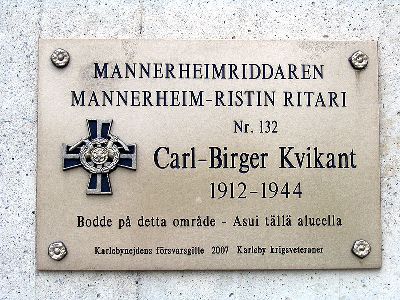 Gedenkteken Carl-Birger Kvikant #1