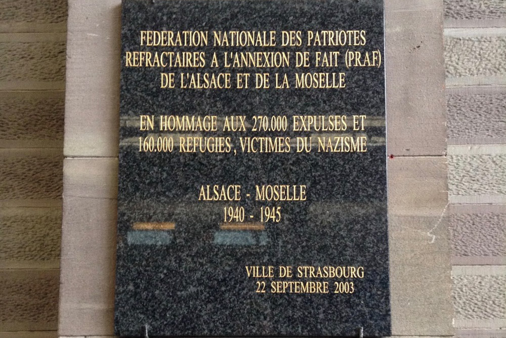 Memorials Strasbourg Railway Station