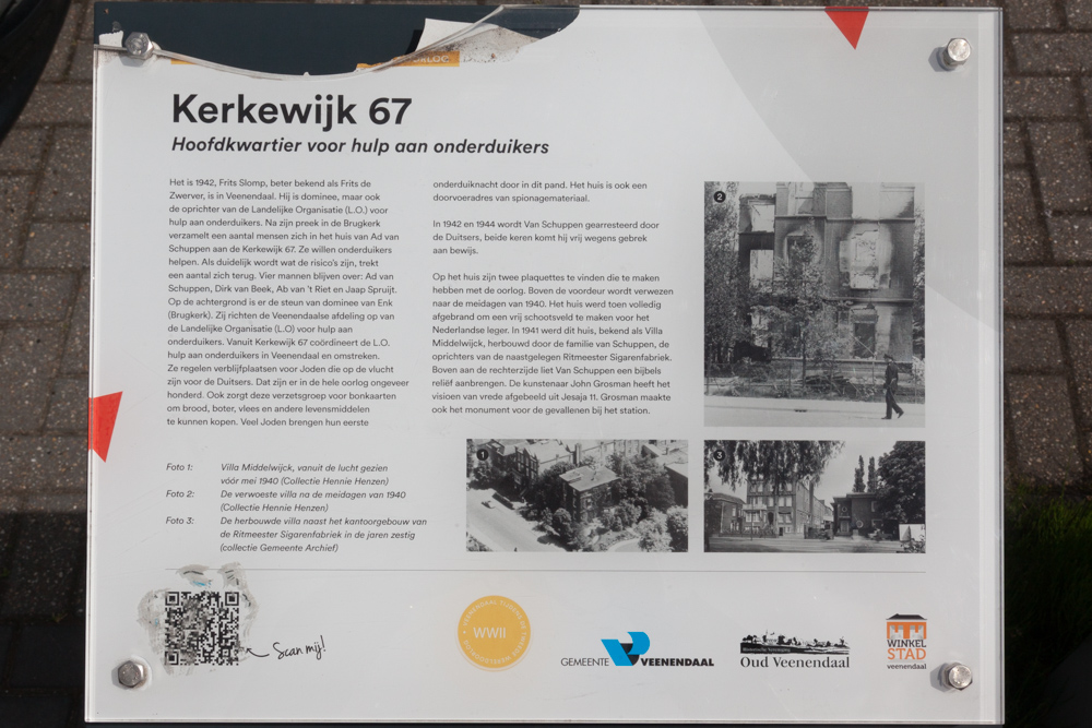 Informatiebord Kerkewijk 67 Veenendaal #1