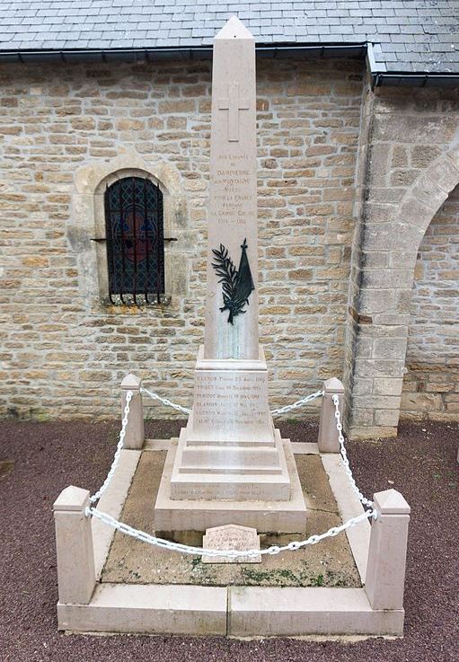 Oorlogsmonument Dampierre-en-Montagne