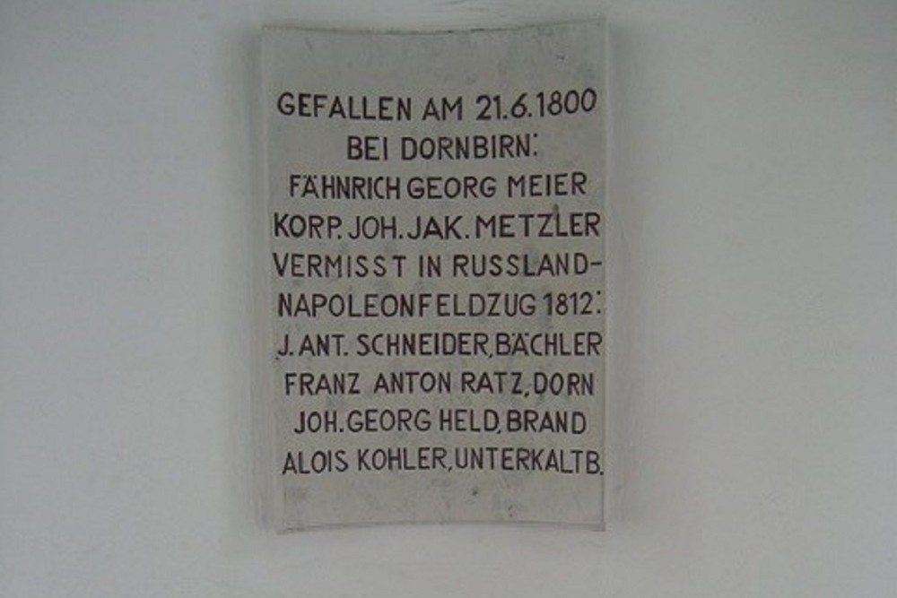 Monument Napoleontische Oorlogen Schwarzenberg #1