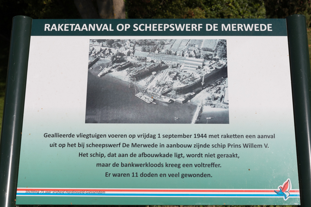 Informatiebord nr. 3 Tweede Wereldoorlog in Hardinxveld-Giessendam #1