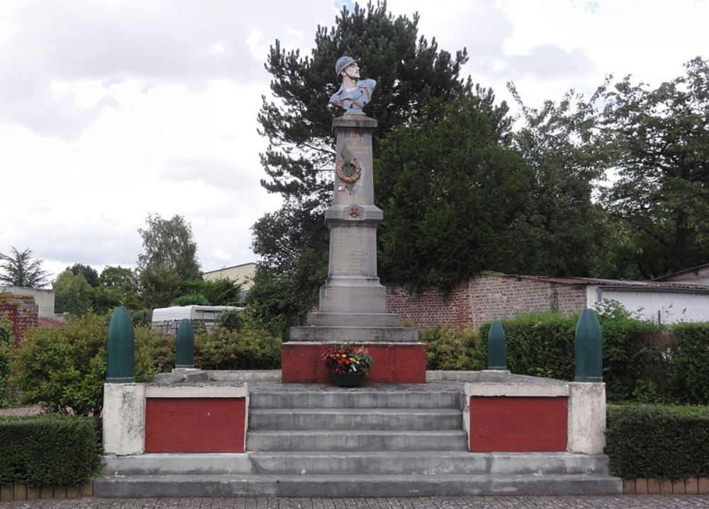 Oorlogsmonument Tugny-et-Pont