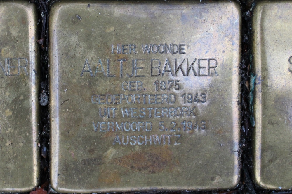 Stolpersteine Albertus Perkstraat 47 #3