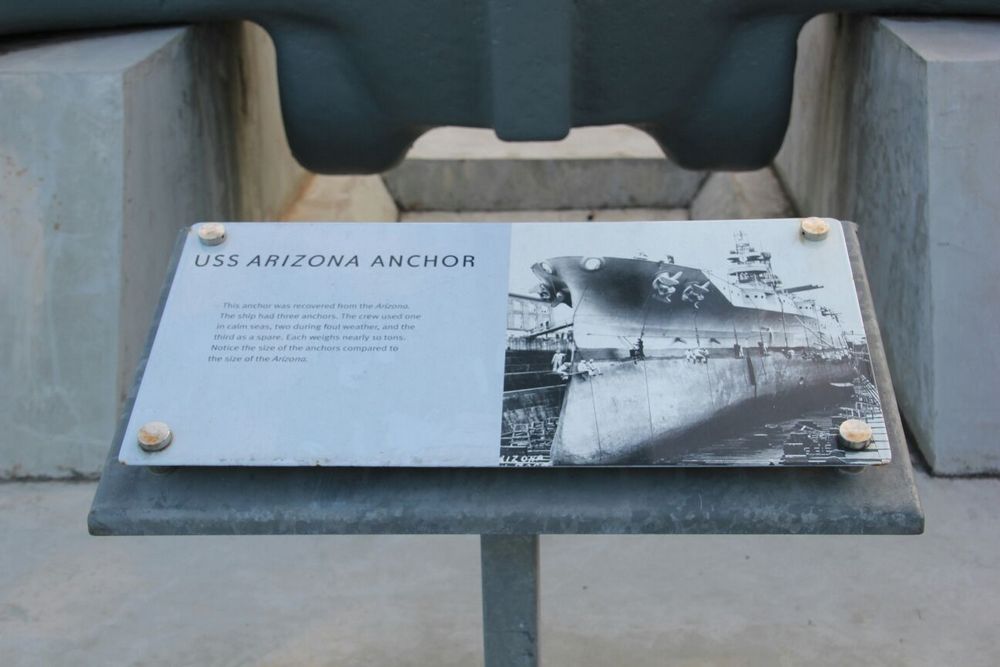 Memorial Anchor USS Arizona #2