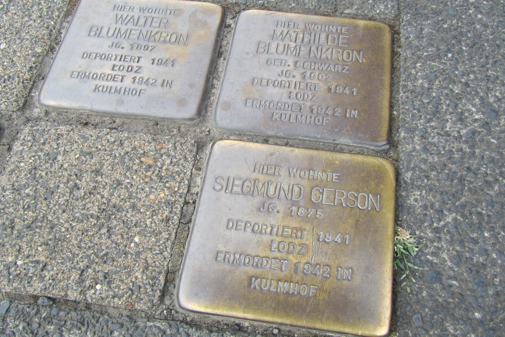 Stolpersteine Blaubach 67 #3