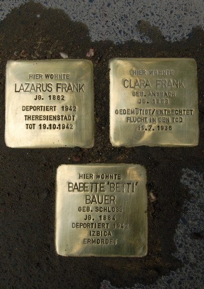 Stolpersteine Erhardstraße 21