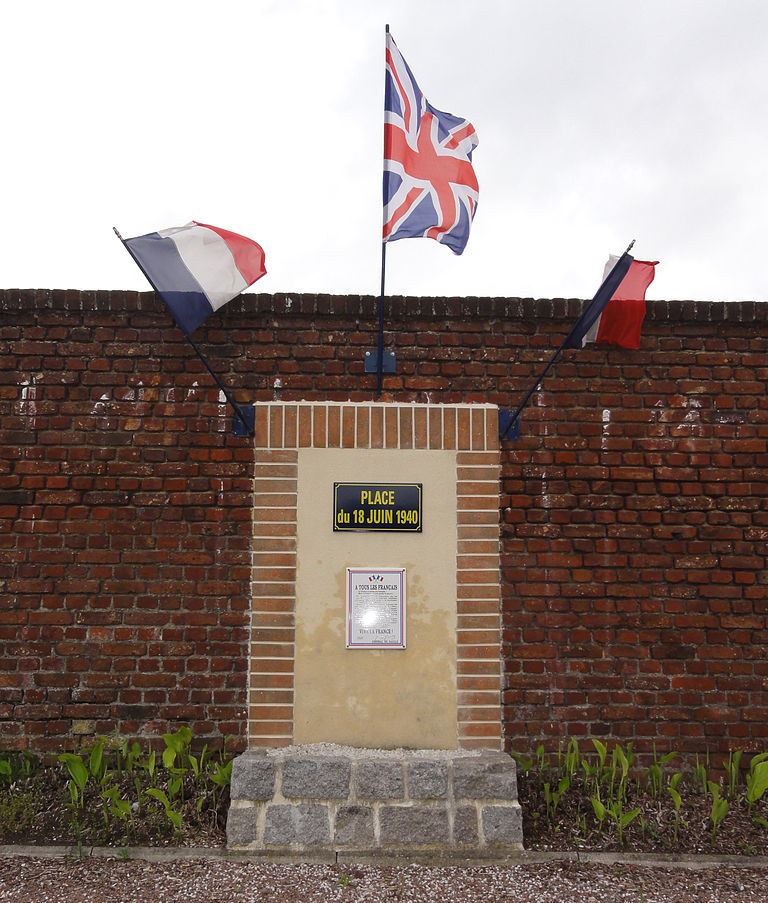 Monument Toespraak Generaal de Gaulle