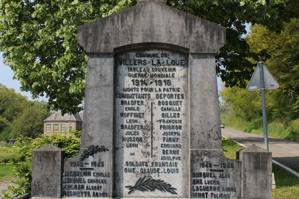 War Memorial Villers-la-Loue #2