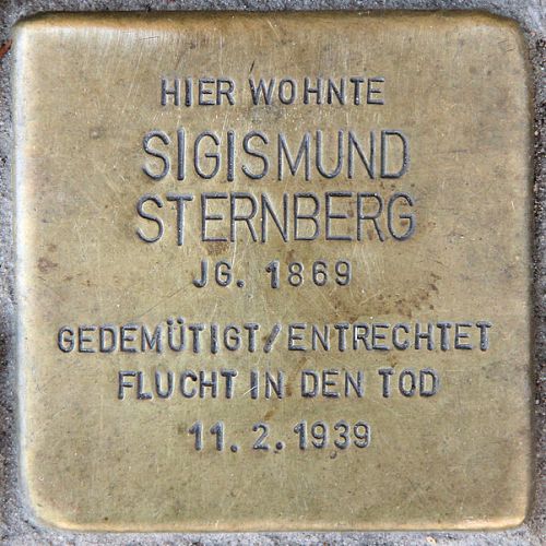 Stolperstein Kaiserdamm 89 #1