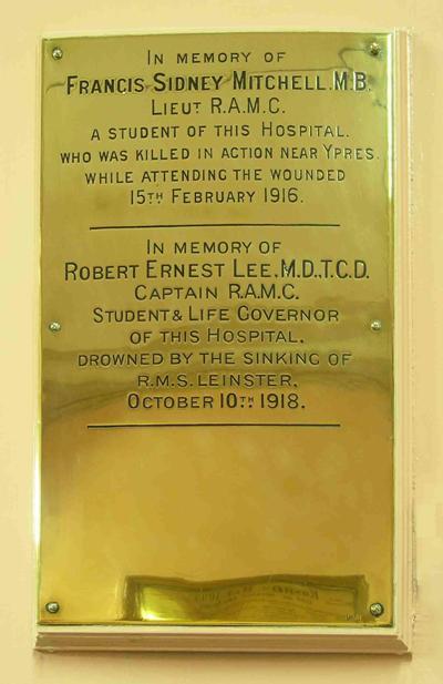 War Memorial Baggot Street Hospital