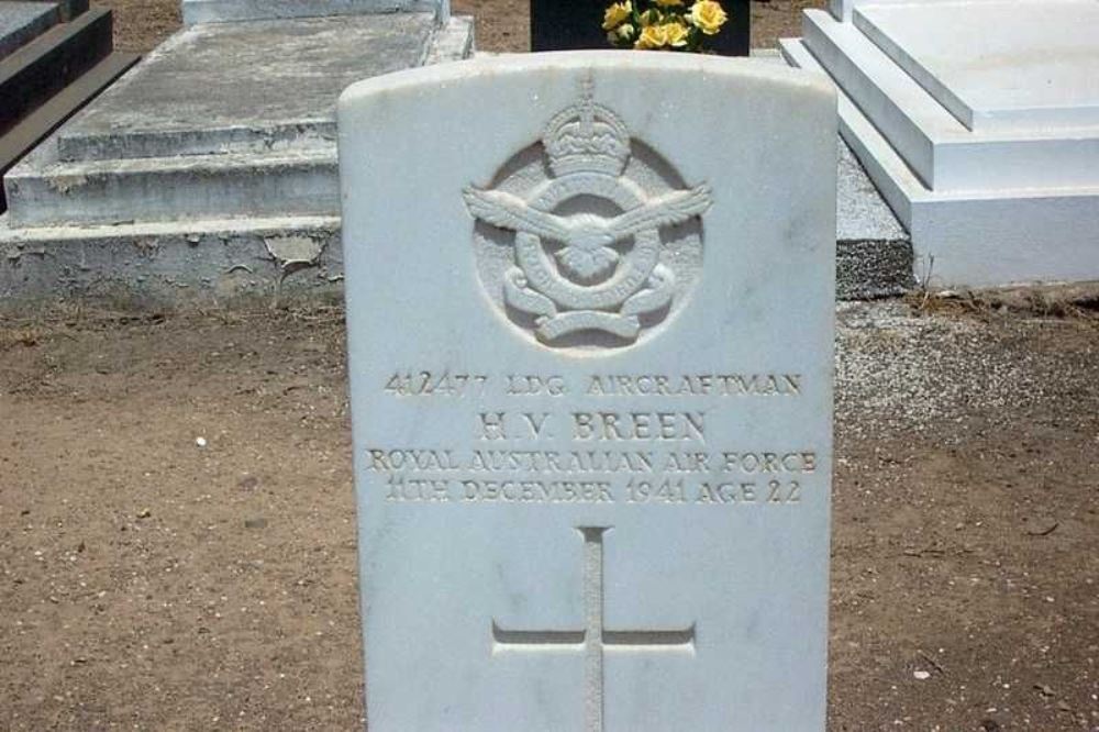 Commonwealth War Grave Curra Creek Roman Catholic Cemetery