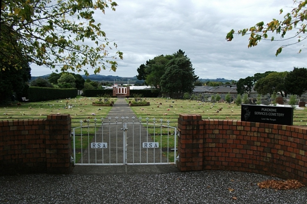 Oorlogsgraven van het Gemenebest Pukekohe Public Cemetery #1